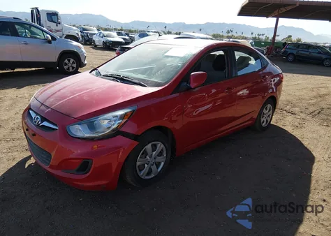 2013 Hyundai Accent Gls from USA, damaged, VIN KMHCT4AE9DU521671